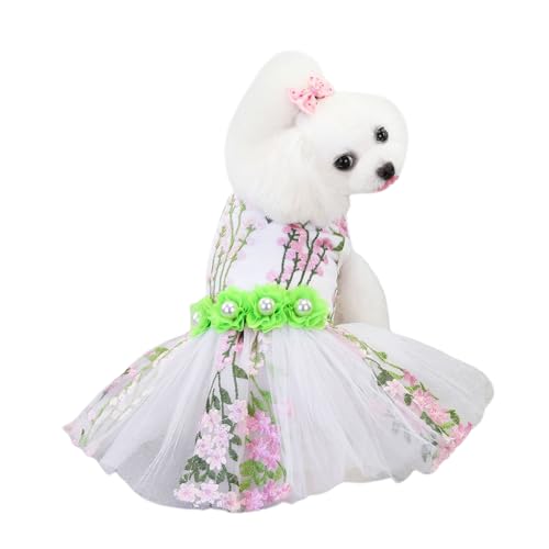 Niedlicher Spitzenrock für Welpen, Hund, süßer Stil, für Hochzeit, für Zwergspitz, Teddy, Welpenkleid von fxwtich