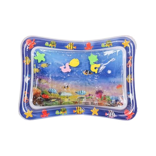 fxwtich Entspannende Wasserspielmatte, verdicktes sensorisches Kühlpad für Haustiere, Kinder, interaktives Fisch-Design, Sensor-Spielmatte, multifunktional, cool für Kinder D von fxwtich