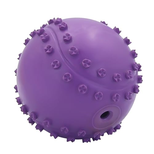 fxwtich Hund Quietschspielzeug Hund Quietschspielzeug Bissfest Reinigungsgummi Kleine Mittlere Große Hund Interaktiver Tennisball für Outdoor Hundespielzeug Hund Molar Spielzeug von fxwtich