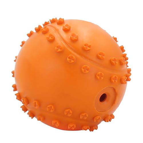 fxwtich Hund Quietschspielzeug Hund Quietschspielzeug Bissfest Reinigungsgummi Kleine Mittlere Große Hund Interaktiver Tennisball für Outdoor Hundespielzeug Hund Molar Spielzeug von fxwtich