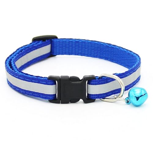 fxwtich Hundezubehör, verstellbar, reflektierend, mit Schnalle, Glöckchen, Halsband von fxwtich