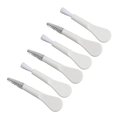 5-teiliges Reinigungsbürsten-Set Schallhilfe-Ohrhörer mit Weißem Haargriff. 5-teiliges Reinigungsbürsten-Set Schallhilfe-Entlüftungsbürsten mit Weißem Griff von generic