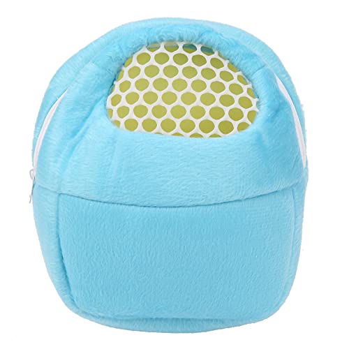 Tragbarer Schlafsack für Ratten 21 x 13 x 6 cm Reisetasche für Hamster, Igel und Frettchen M Blau von generic