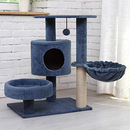 gengxinxin Kratzbaum Für Katzen Katzenregal Katzennest Eine Katze Kletterrahmen Katze Kletterrahmen Villa Großer Luxus Katzengreifer Kratzbaum Katzengreifer Nach 042 Dunkelgrau von gengxinxin