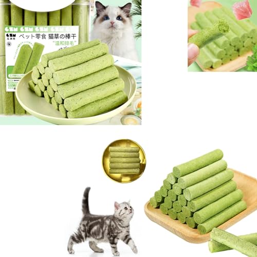 gentles Katzengras-Beißstab, Katzengras-Beißstab zum Kuscheln und Miauen, Katzengras-Beißstab Huhn, Katzengras-Beißstab für Hauskatzen, Katzen-Kaustab, Spielzeug-Zahnreiniger (12pcs) von gentles