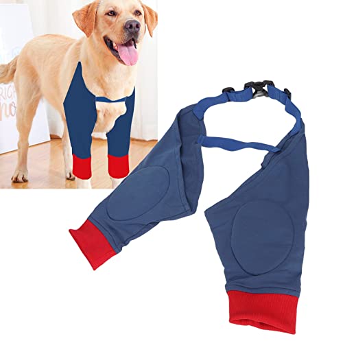 Hund Chirurgie Recovery Sleeve für Vorderbeine, Hund Ellenbogenschützer mit festen Schnallen, Hund Ärmel verhindern Lecken Wunde für kleine, mittlere, große Hund (XL) von gernie