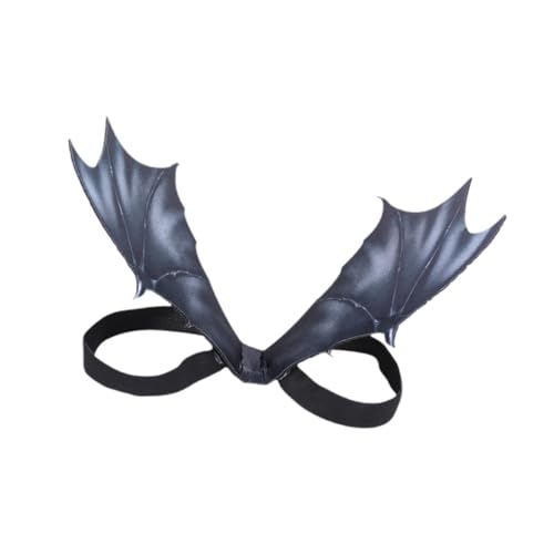 Hund Fledermaus Flügel Kostüm für Haustiere, Verstellbare Halloween Fledermaus Flügel für Kleine Mittlere Große Hunde und Katzen, Cosplay Haustier Kostüm für Halloween Partys (Medium) von getuse