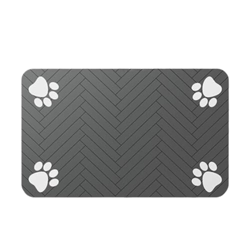 getuse Saugfähige Futternapf-Matte für Haustiere, rutschfest, Kieselalgen-Schlamm, wasserdicht, 30 x 50 cm, für sauberen Essbereich getuse Saugfähige Futternapf-Matte für Haustiere, rutschfest, Kieselalgen-Schlamm, wasserdicht, 30 x 50 cm, für sauberen Essbereich von getuse
