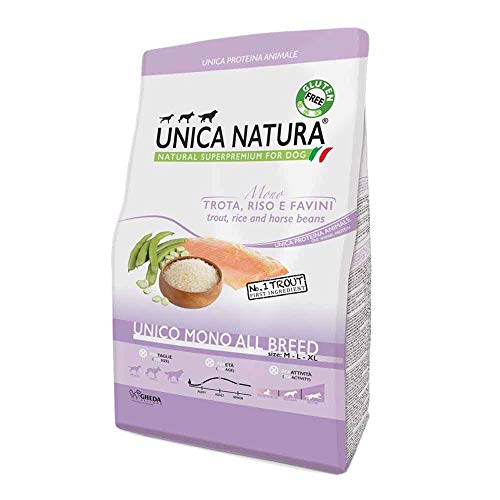 Hundekroketten – Einzigartige Natur: Einzigartig Mono-Allbreed 2,5 kg – Forelle – glutenfrei von gheda