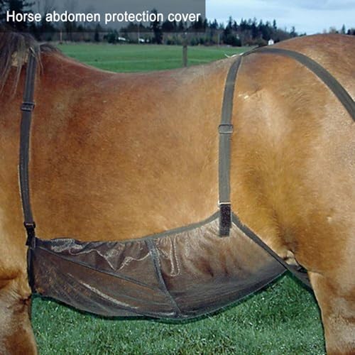 Pferdefliege, Schutznetz für den Pferdebauch, atmungsaktives Bauchnetz, Schutznetz für den Bauch von Erwachsenen Pferden von gifyym