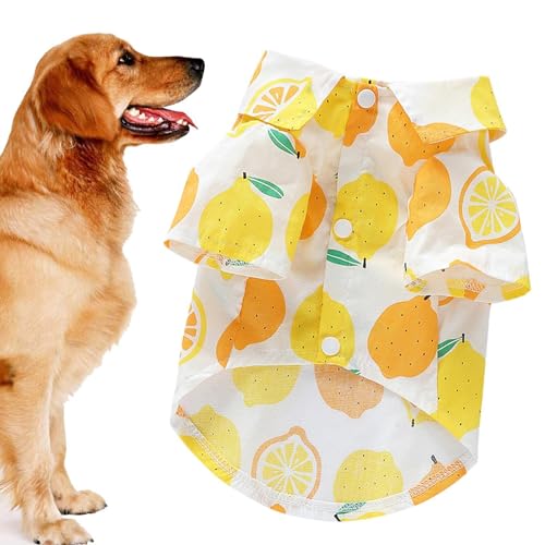 Sommer-Haustierkleidung – atmungsaktive Welpenkleidung – Fruchtdruck Welpen-Outfit, Haustier-T-Shirt, weiche Haustierbekleidung, Hunde-Shirt für Welpen von gifyym