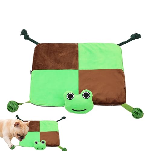 gifyym Mat Snuffle Hund Teppich | Hund Ausgrabung Teppich | Hundespielmatte | Unterhalten Sie das Teppich knarrende Spielzeug | Interaktive Ernährung für Hunde, Spiele von Leckereien, Erleichterung von gifyym