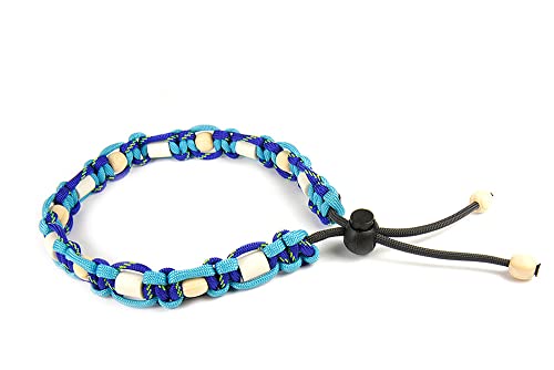 green-pawz Naturkraft EM-Halsband Zirbenholz blau/hellblau (33-45 cm) von green-pawz