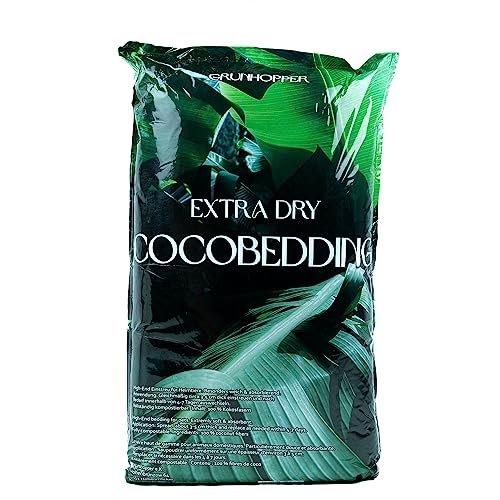 grünhopper Extra Dry Cocobedding Kokoseinstreu 50 Liter, Circa 9 kg von grünhopper