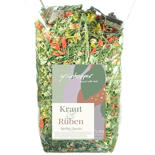 grünhopper Kraut&Rüben 1,2kg Kaninchenfutter von grünhopper