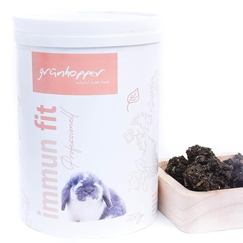 grünhopper immun fit 160 g Kaninchenfutter für ein starkes Immunsystem von grünhopper