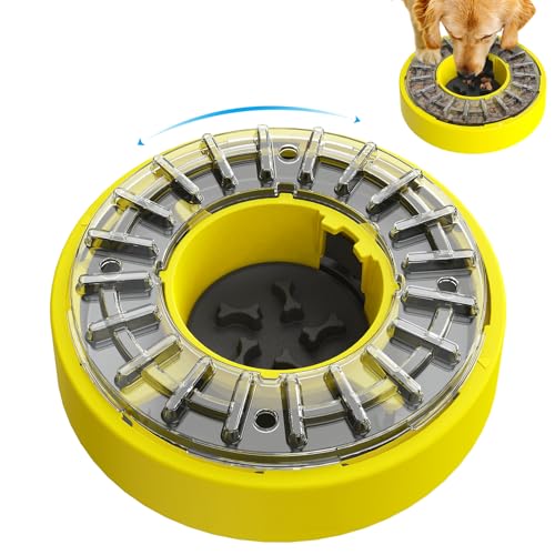 gtivaa Hunde-Puzzle-Spielzeug – Slow Feeder Hundenäpfe, Hundepuzzles für große/mittel/kleine Hunde, interaktives Hundespielzeug, geistige Stimulation, Linderung von Langeweile – Leckerli-Dosierung für von gtivaa