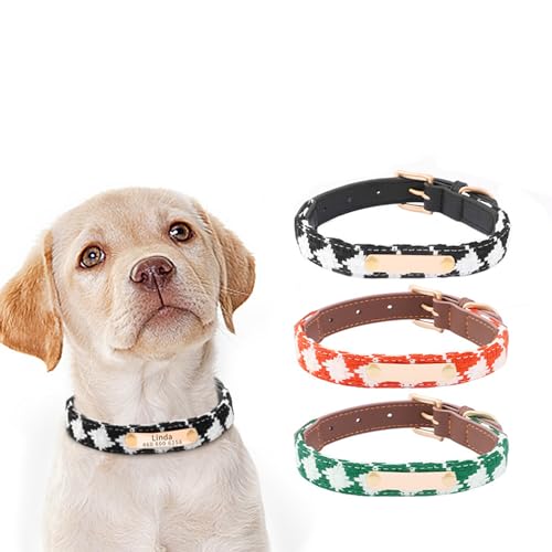 Letter-Proof Pet Collar – Haustier-Gravur, Anti-Verlust-Halsband, viele Farben, viele Auswahlmöglichkeiten von hadefa