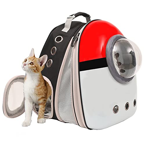 Erweiterbarer Katzen-Rucksack vorne, passend für bis zu 9 kg, Space Cat Bubble Rucksack von halinfer