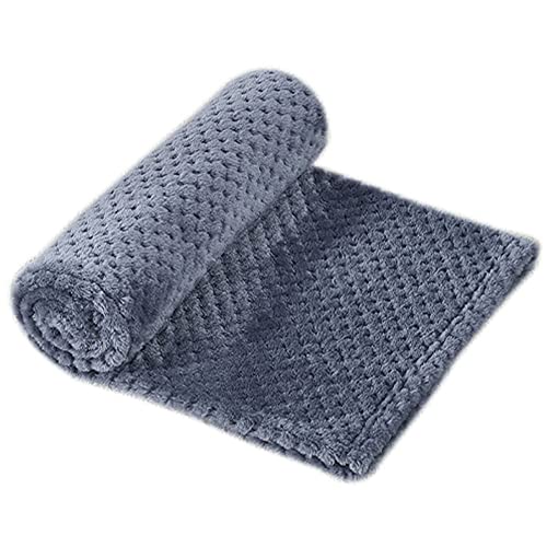 hansum Haustierdecke Weich Warm Hund Katze Koralle Fleece Schlafdecke Waschbar Katze Hund Steppdecke Haustierbett Matte (Farbe: Dunkelblau, Größe: XL) von hansum