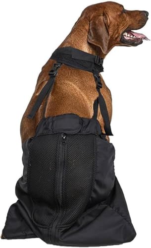 Haustier-Abschlepptasche, Verstellbare Schutztasche Für Gelähmte Und Behinderte Hunde, Hunde-Hinterbein-Verletzungsschutzprodukte, Mittelgroße Und Große Hunde-Abschlepptasche(Small) von haohang