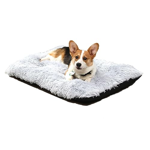 Hundebett Plüsch Weich Hundematte Kleine Große Hunde Bett Flaushig Katzenbett Hunden Katzen Matte Bequem Hundedecke Schlafen Kissen Hundebetten Warm rutschfest Hundekorb Waschbar Couch für Haustier von haozaikeji