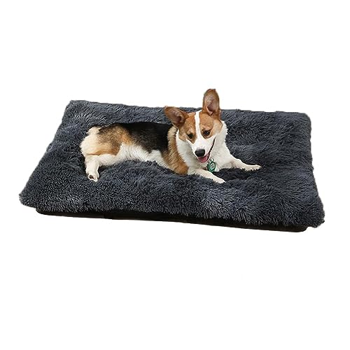 Hundebett Plüsch Weich Hundematte Kleine Große Hunde Bett Flaushig Katzenbett Hunden Katzen Matte Bequem Hundedecke Schlafen Kissen Hundebetten Warm rutschfest Hundekorb Waschbar Couch für Haustier von haozaikeji