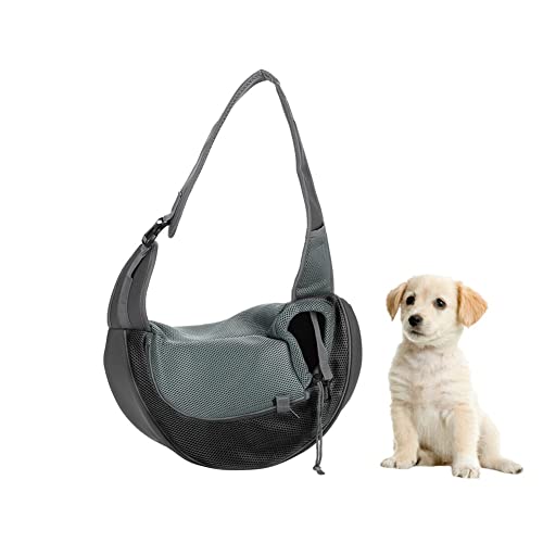 Tragetasche Hunde Tragetuch Haustier Katze Hundetragetasche Klein Transporttasche Hunde Katze Umhängetasche Reise Schultertasche Haustier Welpe Hundetasche Verstellbar Hundetragebeutel für Outdoor von haozaikeji