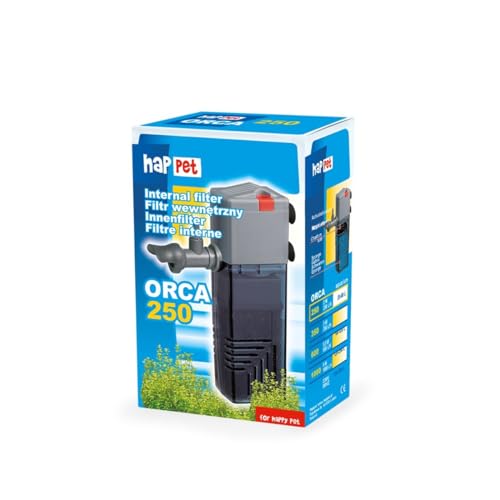 Happet ORCA Kompakt Innenfilter inkl. Aktivkohle box Filter BIO Aquariumfilter Aquafilter (Happet Orca 250) von happet