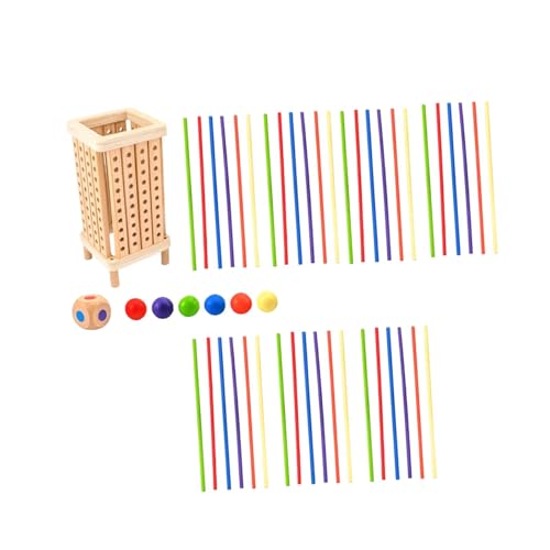 harayaa Kinder Pull Stick Spielzeug Frühen Bildung Spielzeug Tabletop Interaktion Spiel für Kinder Kinder, Quadrat von harayaa