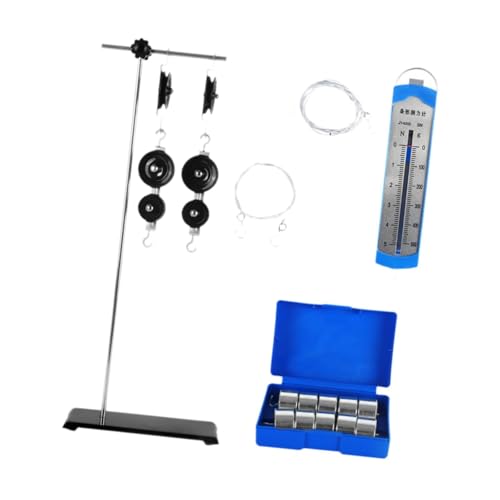 harayaa Physik-Experiment Flaschenzug-Set Flaschenzugsystem Physik-Experiment Tragbare Lehrrequisiten Flaschenzug-Block-Set Demonstration von harayaa