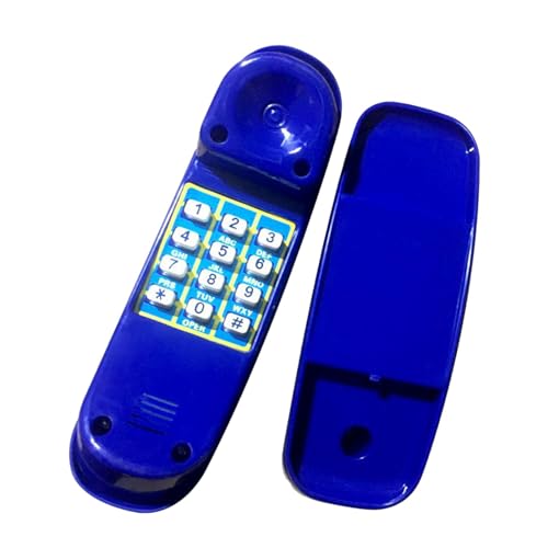 harayaa Spielplatz Schaukel Set Telefon Pretend Play Zifferntasten Telefon Kind Klettergerüste Telefon für Jungen Mädchen, Blau von harayaa