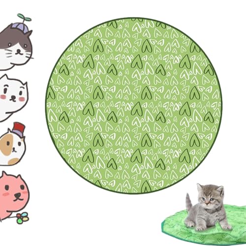 heofonm 2 in 1 Simulated Interactive Hunting Cat Toy, Cat Hunting Toys for Indoor Cats, Accustomedi Cat Toy, Simulated Cat Hunting Toy Cat Ball Toy, Hunting Toys for Cats (without Ball,Green) von heofonm