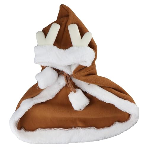 hobbyme Hund Katze Weihnachten Umhang Lustige Umhang Umhang Hirsch Cape Haustier Kleidung Hund Weihnachten Kleidung von hobbyme