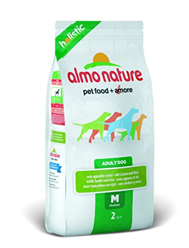 Almo Nature Holistic Dog M 2 kg x 3PZ Hund essen Medium agnellocibo Lebensmittel trocken komplett Kroketten von holistic