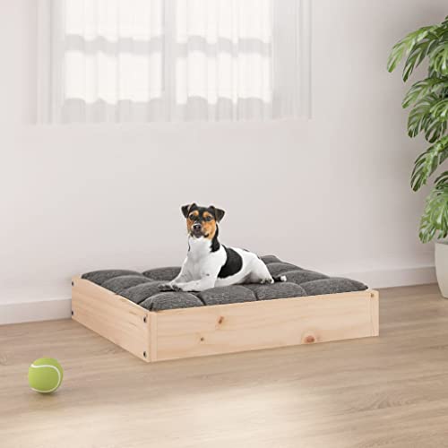 homiuse Hundebett Katzenbett 51,5x44x9 cm Unbehandelt Massivholz Kiefer Hundekorb Katzenkorb Hundebett Grosse Hundebett MittelgroßE Hundebetten Hundesofa Hundekorb Grosse Hunde Montageanleitung von homiuse