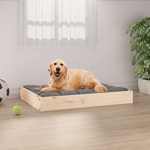 homiuse Hundebett Katzenbett 71,5x54x9 cm Unbehandelt Massivholz Kiefer Hundekorb Katzenkorb Hundebett Grosse Hundebett MittelgroßE Hundebetten Hundesofa Hundekorb Grosse Hunde Montageanleitung von homiuse