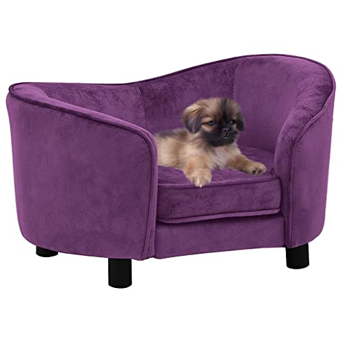 homiuse Hundesofa Burgunderrot 69x49x40 cm Plüsch Hundebett Katzenbett Hundebett MittelgroßE Hunde Hundekorb Hundebett Kleine Hundebett Waschbar Katzen Bettchen Erwachsene Katzen und Kleinere Hunde von homiuse