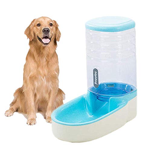 Futterautomat Hunde Futterautomat Katze Welpen-Feeder Wasser Hundenapf Food & Water Feeder Set Haustierfutterbehälter Katzenfutter Lagerung Blue,Food Feeder von hongyupu