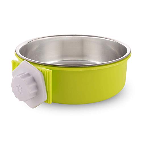 Futternapf Hund Hundenapf Hundenäpfe Medium Haustierschalen Für Katzen Hundefutter Und Wasserschüssel Rosa Hundenapf Hundenahrungsmittelschüssel Green,L von hongyupu