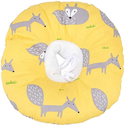 Halskrause Katzen Halskrause Hund Katzenwunden-Kopfschutzkegel Katzenhalsbänder Kegel Medizinische Halsbänder für Hunde Hundekopfkegel Yellow,L von hongyupu