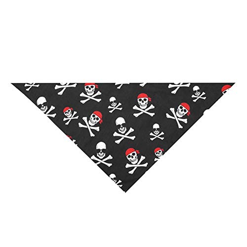 Halstuch Hund katzenhalstuch Mohn Hund Bandana Halloween Hund Bandana Hundezubehör für kleine Hunde Hundebekleidung Haustier Bandana Rotes Kopftuch 63X43,E von hongyupu