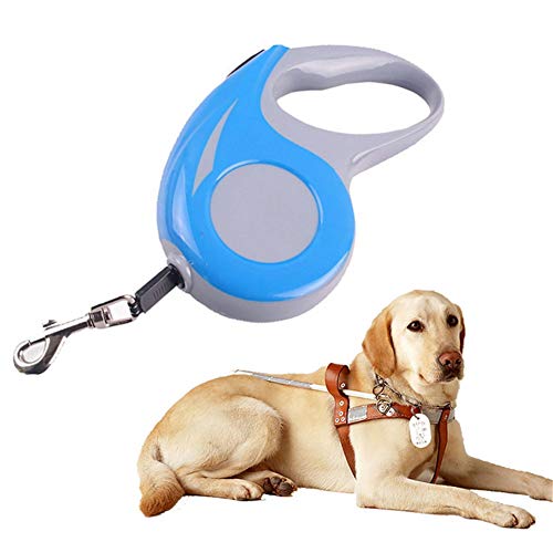 Hundeleine Kleine Hund Hundeleine Große Hunde Trainingsleitung für Hunde Ausbau der Hundeführung Einziehbare Katzenleine Slip Lead für Hunde Blue,5m von hongyupu