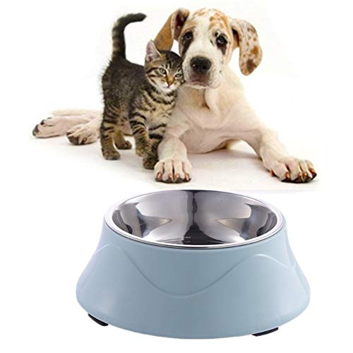 Hundenapf Futternapf Hund Hundeschalen Und -schüsseln rutschfeste Cat Bowl Plastik Hundenäpfe Futternäpfe Für Hunde Hundefutter Und Wasserschüssel Blue von hongyupu