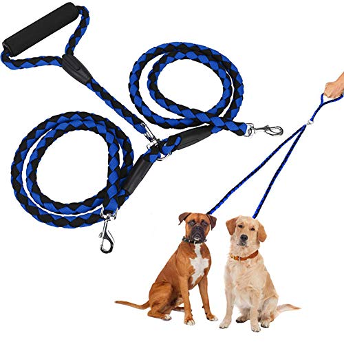 Katzenleine Hundeleine Slip Lead für Hunde Dog Slip Lead Hundeleine bequem Leine für große Hunde Hund führt Rutschseil Hund führt stark Blue von hongyupu