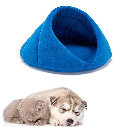 hongyupu Hundebetten Hundebett Hundebett Flauschiges Katzenbett Günstige Hundebetten Haustierbetten Für Hunde Faltbares Haustierbett Haustier Schlafsack Blue,m von hongyupu