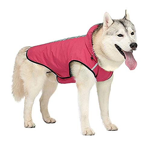 hongyupu Hunderegenmantel Für Kleine Hunde Hunde Regenmantel Wasserdicht Wasserdichter Regenmantel für Hunde Hund voller Regenmantel Welpenregenmantel pink,S von hongyupu