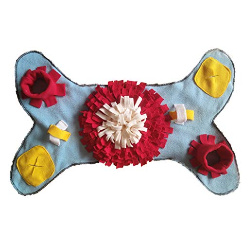 hongyupu Hundespielzeug Große Hunde Intelligenz Schnüffelrasen Hundeschnüffelauflage Hund Snuffle Mat Large Für Hunde Hund Puzzle Mat Hund behandeln Mat Redwhite von hongyupu