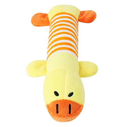 hongyupu Kauspielzeug Hund Hundespielzeug Quietschendes Hundespielzeug Hundekugeln quietschend Hund Soft Toys für kleine Hunde Hundespielzeug Squeaky Yellow von hongyupu