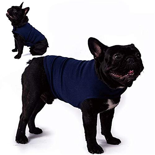 hongyupu Panikgeschirr Für Hunde Hundemantel Medizinisches Haustier Shirt Hund Hund Angst Jacke Angst Hundemantel Dog Recovery Suits Blue,S von hongyupu